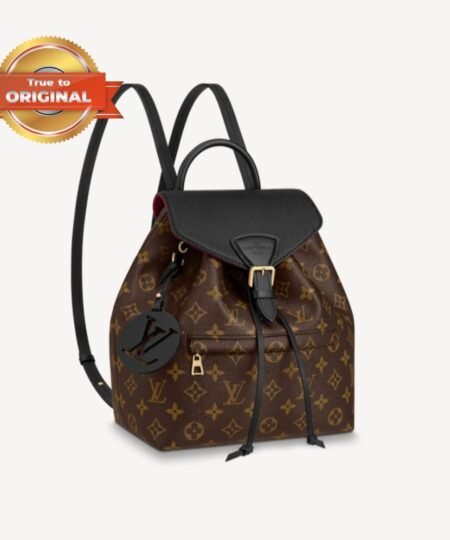 [True-to-ORIGINAL] Louis Vuitton Montsouris BB Backpack Black For Women 13IN/ 33cm M45515