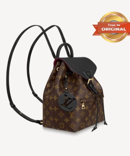 Alternative view of [True-to-ORIGINAL] Louis Vuitton Montsouris BB Backpack Black For Women 13IN/ 33cm M45515