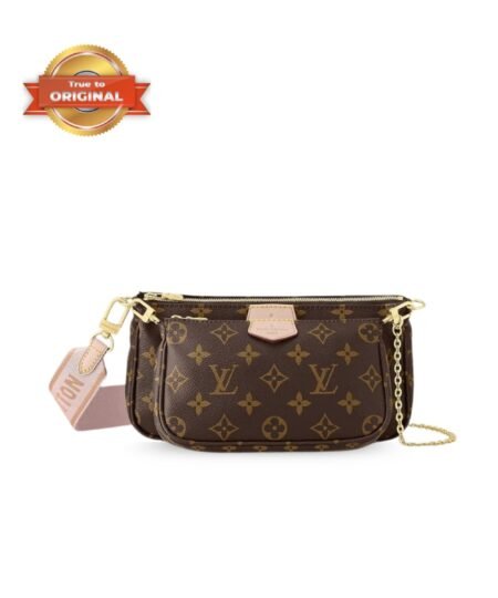 [True-to-ORIGINAL] Louis Vuitton Multi Pochette Accessoires Monogram Canvas Brown For Women 9.4in/24cm LV M44840