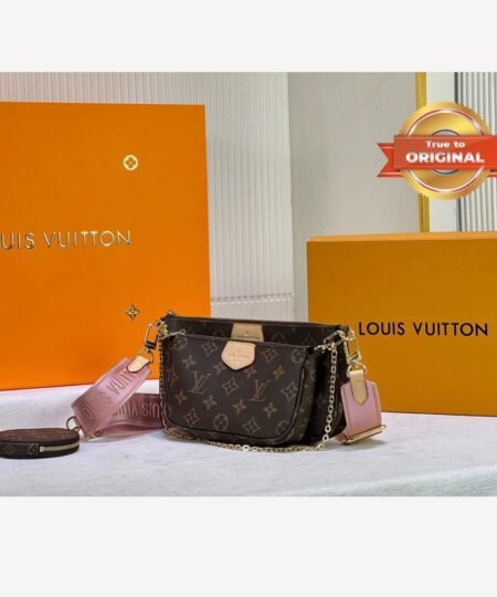 Alternative view of [True-to-ORIGINAL] Louis Vuitton Multi Pochette Accessoires Monogram Canvas Brown For Women 9.4in/24cm LV M44840
