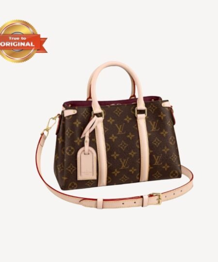 [True-to-ORIGINAL] Louis Vuitton Soufflot BB Monogram Canvas Pink And Brown For Women M44815