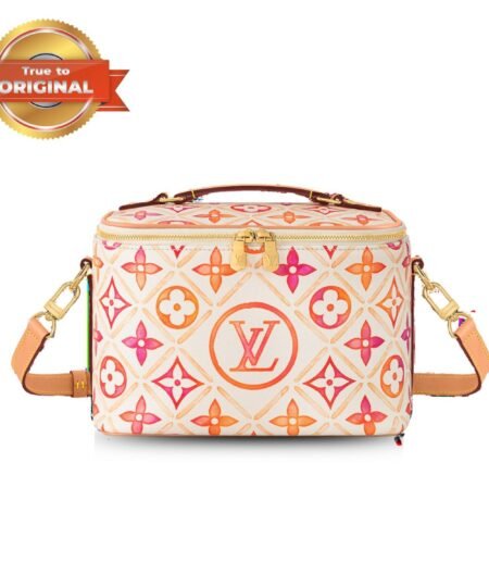 [True-to-ORIGINAL] Louis Vuitton Small Coolbag Bag Beige For Women 9.1in/23cm GI1097