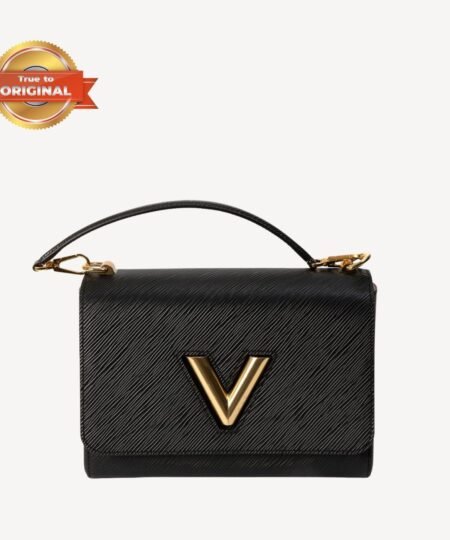 [True-to-ORIGINAL] Louis Vuitton Twist MM Epi Black For Women 9.4in/23cm