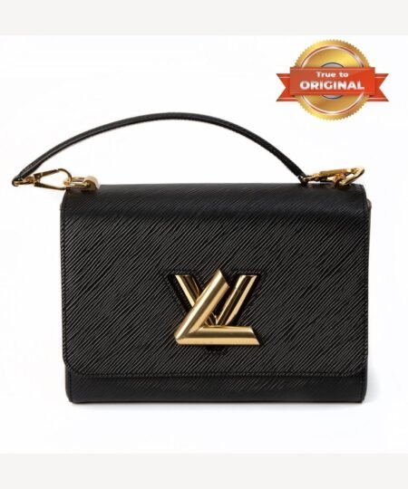 Alternative view of [True-to-ORIGINAL] Louis Vuitton Twist MM Epi Black For Women 9.4in/23cm