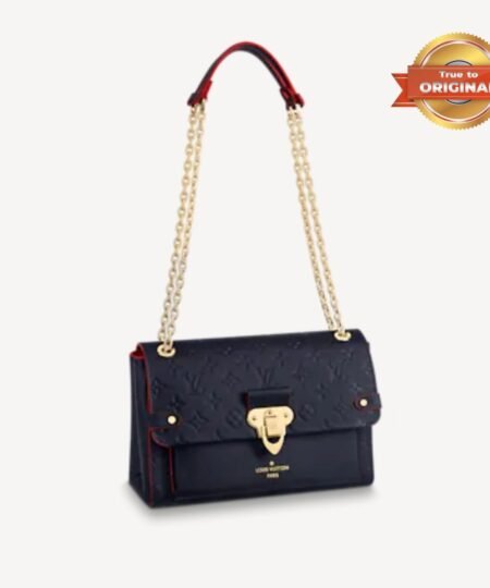 Alternative view of [True-to-ORIGINAL] Louis Vuitton Vavin MM Monogram Empreinte Navy Blue For Women 9.8in/25cm LV M43925