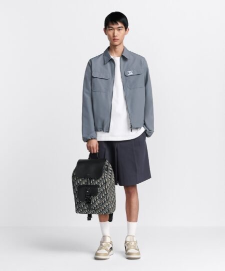 Alternative view of [True-to-ORIGINAL] Dior Saddle Backpack Beige For Men 15.5 Inches/ 40 Cm 1ADBA200YKS_H27E