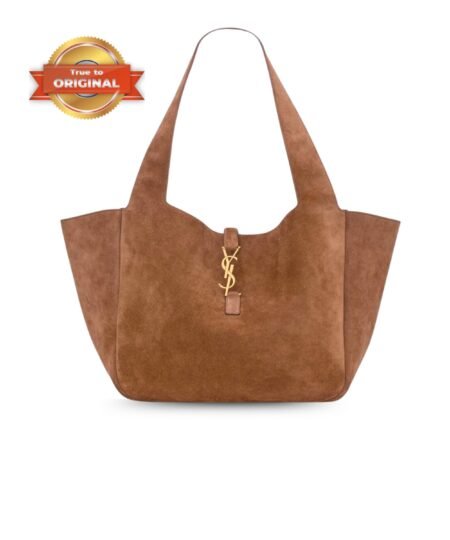 [True-to-ORIGINAL] Saint Laurent LE 5 À 7 Bea In Suede Caramel Cognac For Women 50cm/19.7in 763435008IW2885