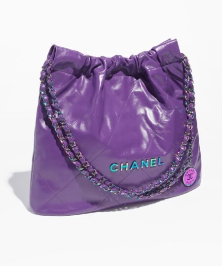 Alternative view of [True-to-ORIGINAL] Chanel 22 Bag Purple For Women AS3261 B15000 NS840- 16.4 Inches/42 Cm