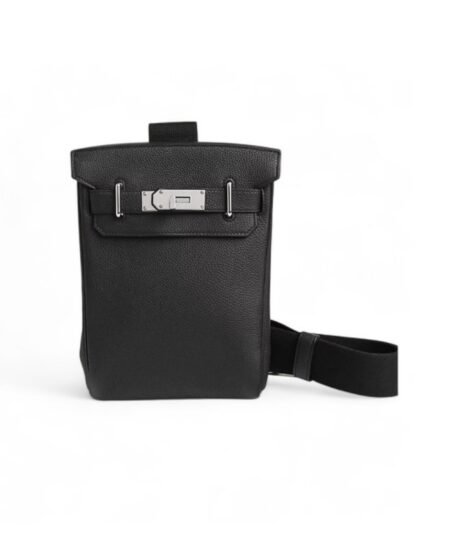 Hermes Hac A Dos PM Backpack Noir For Men 7.1in/18cm H083589CK89