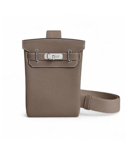 Hermes Hac A Dos PM Backpack Étoupe For Men 7.1in/18cm H083589CK18