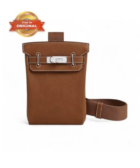 [True-to-ORIGINAL] Hermes Hac A Dos PM Backpack Fauve For Men 7.1in/18cm H083847CK34