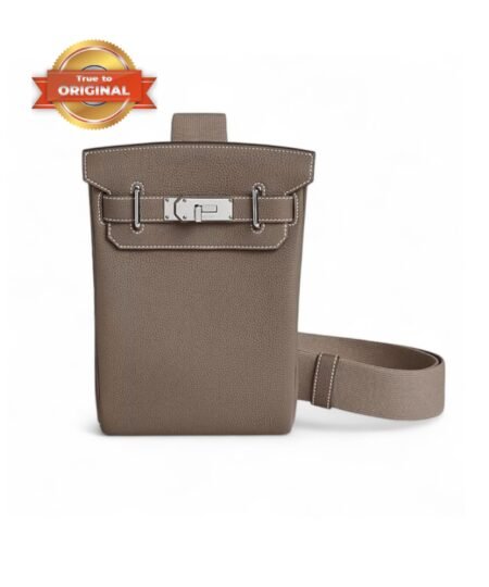 [True-to-ORIGINAL] Hermes Hac A Dos PM Backpack Étoupe For Men 7.1in/18cm H083589CK18