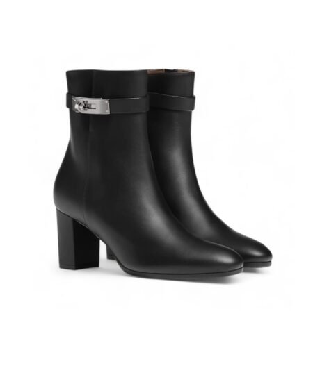 Hermes Saint Germain Ankle Boot Noir For Women H182102Z 02340