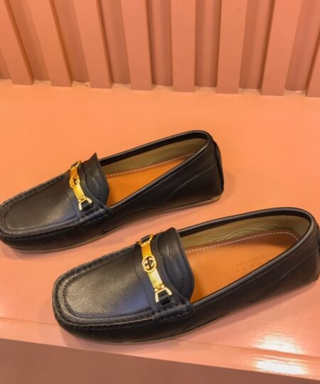 Gucci Men’s Loafer With Interlocking G Horsebit ‎Black For Men 655519