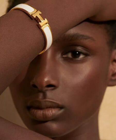 Alternative view of Hermes Clic H Bracelet Blanc H700001F 31PM