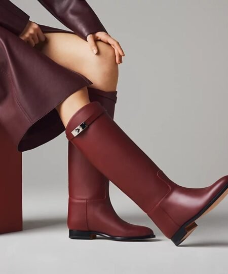 Alternative view of Hermes Jumping Boot Rouge H For Women H252192Z L1355