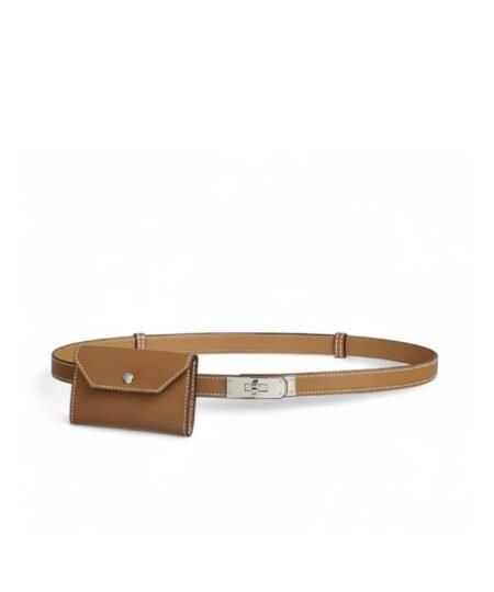 Hermes Kelly Pocket 18 Belt Gold For Women H081120CK37