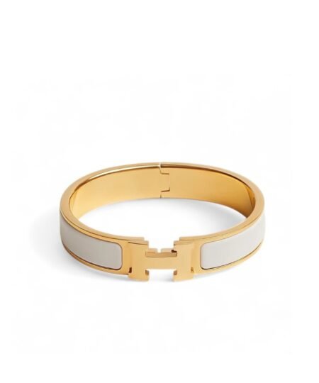 Hermes Clic H Bracelet Blanc H700001F 31PM