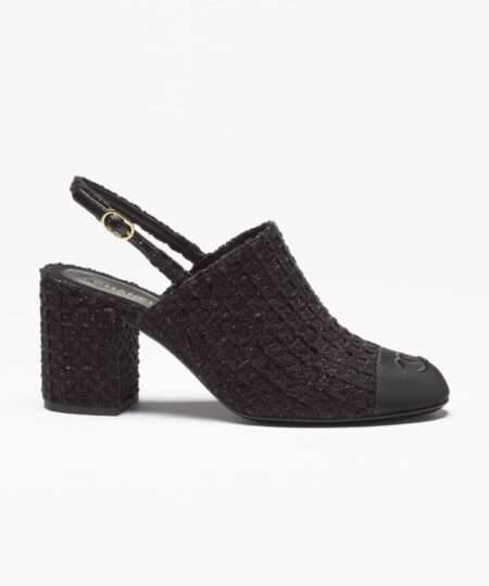 Alternative view of Chanel Tweed Slingbacks Black For Women G46865-B22418-94305