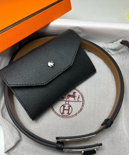 Alternative view of Hermes Kelly Pocket 18 Belt Noir For Women H081120CK89