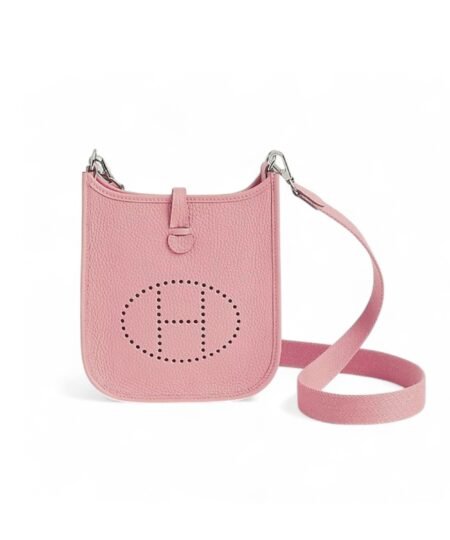 Hermes Evelyne 16 Amazone Bag Rose Sakura For Women 6.3in/16cm H069426CKAD