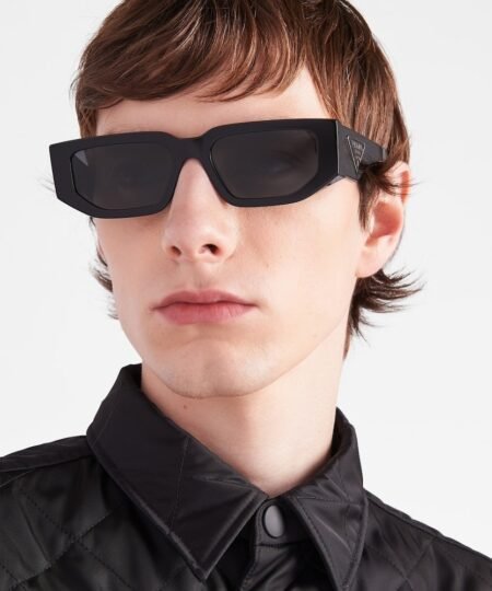 Alternative view of Prada Sunglasses With Triangle Logo Black SPR09Z_E1AB_F05S0_C_A055