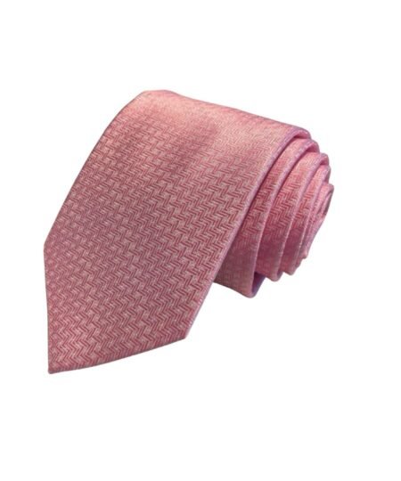 Hermes Elegent Rose Silk Tie For Men
