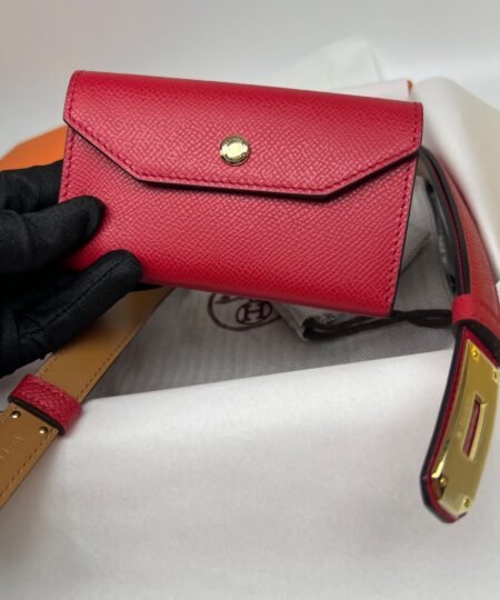 Alternative view of Hermes Kelly Pocket 18 Belt Rouge Radieux For Women H081120CCO5
