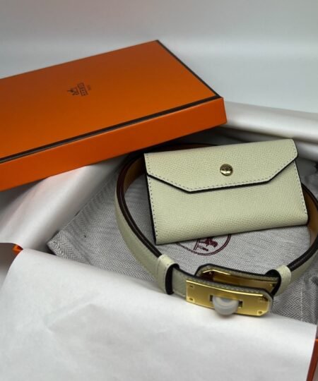 Alternative view of Hermes Kelly Pocket 18 Belt Craie For Women
