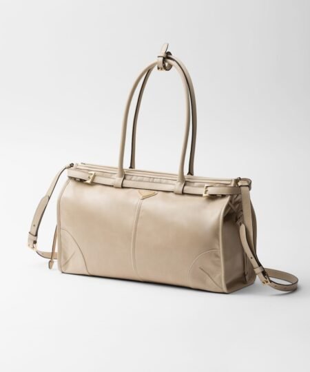 Alternative view of Prada Bonnie Large Handbag Bag Travertine 38cm/15in – 1BA433_2CYR_F03MV_V_MOO