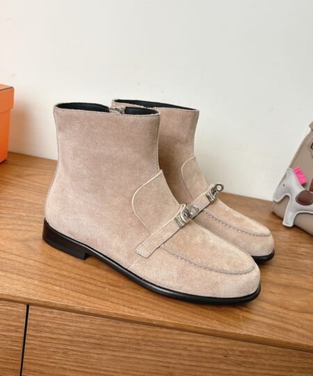 Alternative view of Hermes Kelsy Ankle Boot Beige Camel For Women H251004Z D1355