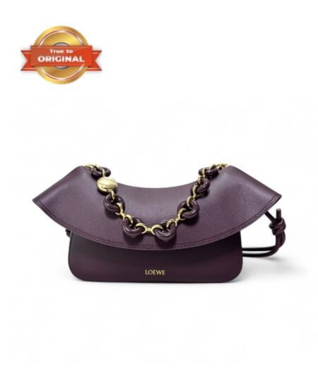 [True-to-ORIGINAL] Loewe Medium Ola Bag Dark Burgundy For Women 26cm/10.2in AP22P22X07