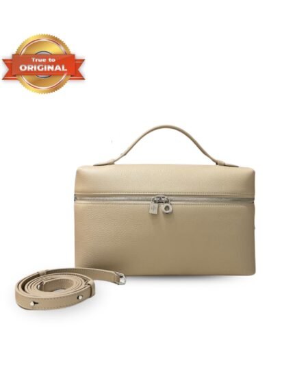 [True-to-ORIGINAL]Loro Piana Extra Pocket L27 Bag Whisper Beige For Women 6.3in/16cm FAN4043 1615