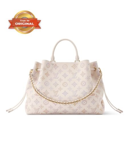 [True-to-ORIGINAL] Louis Vuitton Bella Tote Mahina Dream Cream For Women 32cm/12.6in M15116