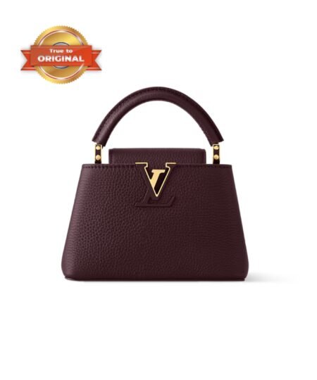 [True-to-ORIGINAL] Louis Vuitton Capucines Mini Wine Red For Women 21cm/8.3in M25893