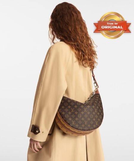 Alternative view of [True-to-ORIGINAL] Louis Vuitton Loop Hobo Monogram Canvas Brown For Women 38cm/15in M46311