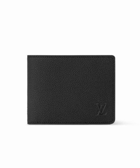 Louis Vuitton Multiple Wallet Black For Men 4.5in/11cm M25945