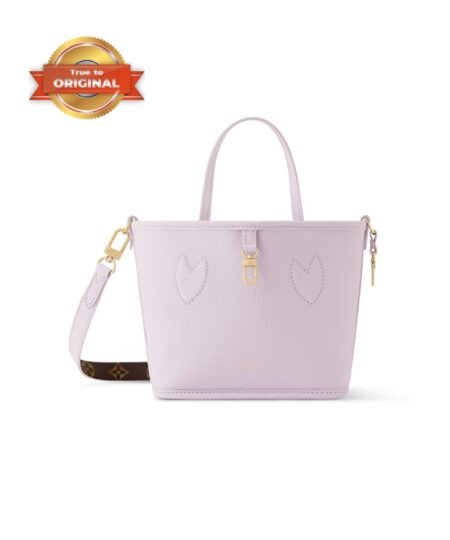 [True-to-ORIGINAL] Louis Vuitton Neverfull Bandoulière Inside Out BB Misty Lilac For Women 26cm/10.4in M25656