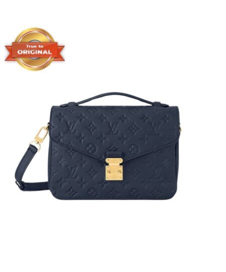 [True-to-ORIGINAL] Louis Vuitton Pochette Metis Navy Blue For Women 25cm/9.8in - M47142