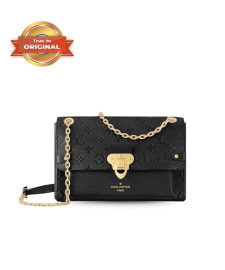 [True-to-ORIGINAL] Louis Vuitton Vavin MM Monogram Empreinte Bag Black For Women 9.8in/25cm M44150