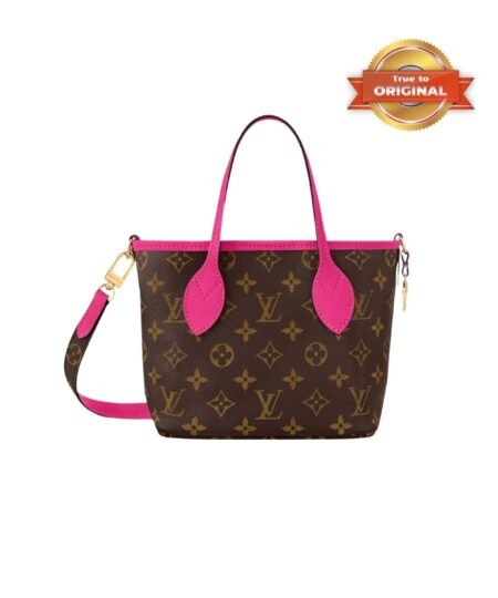 Alternative view of [True-to-ORIGINAL] Louis Vuitton Neverfull Bandouliere Inside Out BB Rose For Women 24cm/9.4in - M12106