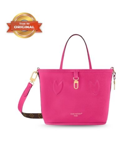 [True-to-ORIGINAL] Louis Vuitton Neverfull Bandouliere Inside Out BB Rose For Women 24cm/9.4in - M12106