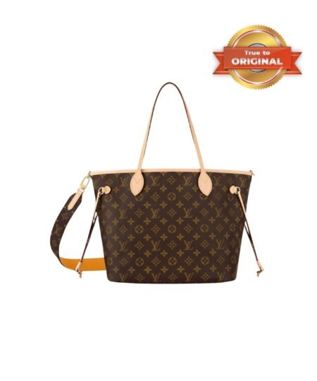 Alternative view of [True-to-ORIGINAL] Louis Vuitton Neverfull Bandouliere Inside Out MM Jaune For Women 31cm/12.2in M11947