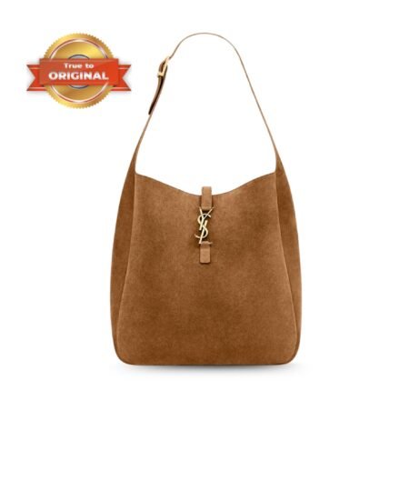 [True-to-ORIGINAL] Saint Laurent LE 5 À 7 Supple Large In Suede Caramel Cognac For Women 30cm/11.8in 8505451U80W2916