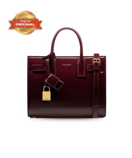 [True-to-ORIGINAL] Saint Laurent Sac De Jour Dark Red Wine For Women 22cm/8.7in 398711B870W6413
