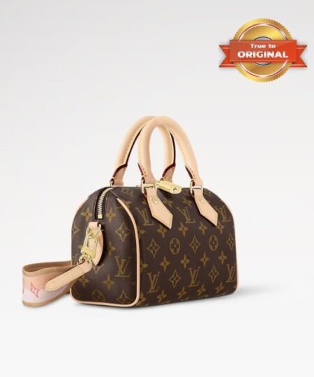 Alternative view of [True-to-ORIGINAL] Louis Vuitton Speedy Bandouliere 20 Monogram Canvas Brown For Women 20cm/8.1in M46594