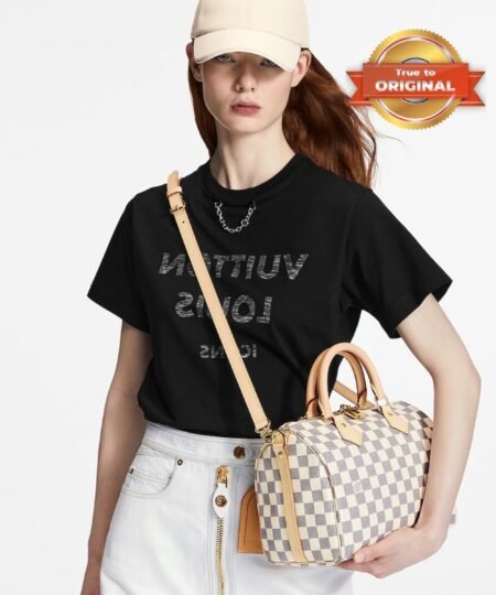 Alternative view of [True-to-ORIGINAL] Louis Vuitton Speedy Bandouliere 25 Damier Azur Canvas For Women 25cm/9.8in N40608