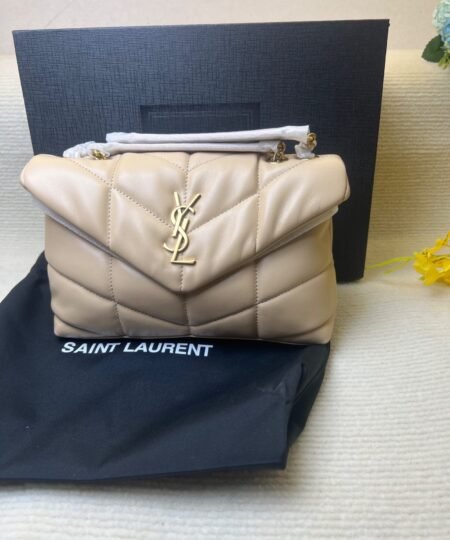 Alternative view of [True-to-ORIGINAL] Saint Laurent Toy Puffer Dark Beige For Women 23cm/9cm - 7593371EL072721