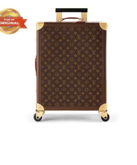 [True-to-ORIGINAL] Louis Vuitton Rolling Trunk Bag Brown For Men 15,4in/39cm M20212