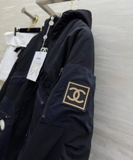 Alternative view of Chanel Clothes – Zip-up Hoodie Black For Women